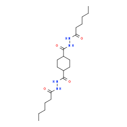 ChemSpider 2D Image | N'~1~,N'~4~-Dihexanoyl-1,4-cyclohexanedicarbohydrazide | C20H36N4O4