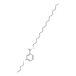 ChemSpider 2D Image | 3-Butoxy-N-hexadecylbenzamide | C27H47NO2