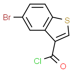 ChemSpider 2D Image | 5-Bromo-1-benzothiophene-3-carbonyl chloride | C9H4BrClOS