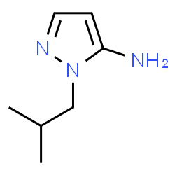 ChemSpider 2D Image | 1-Isobutyl-1H-pyrazol-5-amine | C7H13N3