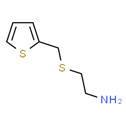 ChemSpider 2D Image | 2-[(2-Thienylmethyl)sulfanyl]ethanamine | C7H11NS2
