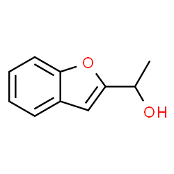 ChemSpider 2D Image | 1-(1-Benzofuran-2-yl)ethanol | C10H10O2