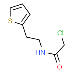 ChemSpider 2D Image | 2-chloro-N-(2-thien-2-ylethyl)acetamide | C8H10ClNOS
