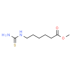 ChemSpider 2D Image | Methyl 6-(carbamothioylamino)hexanoate | C8H16N2O2S