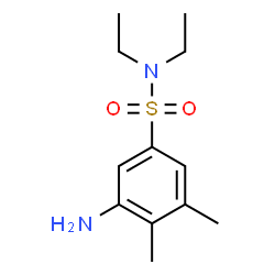 ChemSpider 2D Image | 3-Amino-N,N-diethyl-4,5-dimethylbenzenesulfonamide | C12H20N2O2S