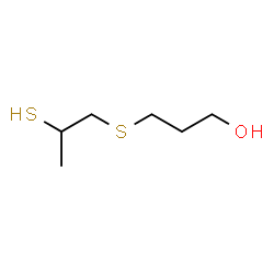 ChemSpider 2D Image | 3-[(2-Sulfanylpropyl)sulfanyl]-1-propanol | C6H14OS2