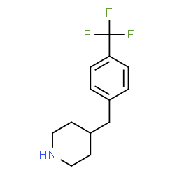 ChemSpider 2D Image | 4-(4-(Trifluoromethyl)benzyl)piperidine | C13H16F3N