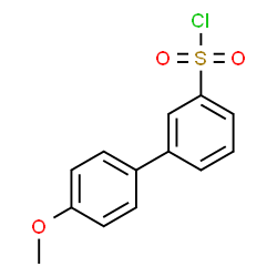 ChemSpider 2D Image | 4'-Methoxy-3-biphenylsulfonyl chloride | C13H11ClO3S