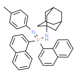 ChemSpider 2D Image | N-Adamantan-1-yl-N'-(4-methylphenyl)-P,P-di-1-naphthylphosphinimidic amide | C37H37N2P