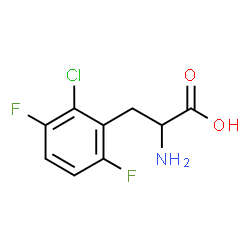 ChemSpider 2D Image | 2-Chloro-3,6-difluorophenylalanine | C9H8ClF2NO2