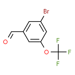 ChemSpider 2D Image | 3-Bromo-5-(trifluoromethoxy)benzaldehyde | C8H4BrF3O2