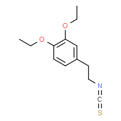 ChemSpider 2D Image | 1,2-Diethoxy-4-(2-isothiocyanatoethyl)benzene | C13H17NO2S
