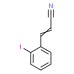 ChemSpider 2D Image | 3-(2-Iodophenyl)acrylonitrile | C9H6IN