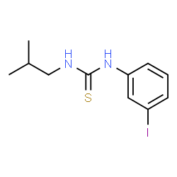 ChemSpider 2D Image | 1-(3-Iodophenyl)-3-isobutylthiourea | C11H15IN2S