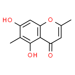ChemSpider 2D Image | 5,7-Dihydroxy-2,6-dimethyl-4H-chromen-4-one | C11H10O4