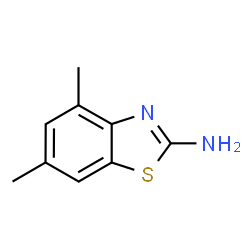 ChemSpider 2D Image | 4,6-Dimethyl-benzothiazol-2-ylamine | C9H10N2S