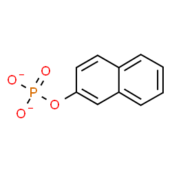 ChemSpider 2D Image | 2-Naphthyl phosphate | C10H7O4P