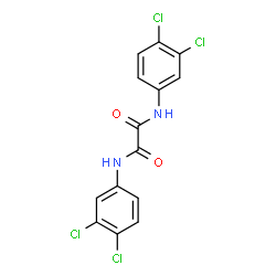 ChemSpider 2D Image | N,N'-Bis(3,4-dichlorophenyl)ethanediamide | C14H8Cl4N2O2