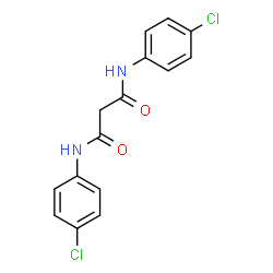 ChemSpider 2D Image | N,N'-Bis(4-chlorophenyl)malonamide | C15H12Cl2N2O2