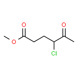 ChemSpider 2D Image | Methyl 4-chloro-5-oxohexanoate | C7H11ClO3