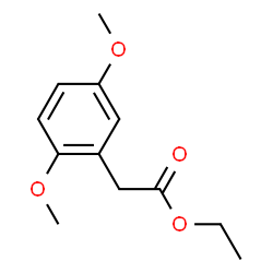 ChemSpider 2D Image | Ethyl 2,5-Dimethoxyphenylacetate | C12H16O4