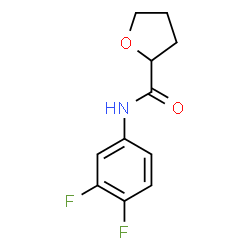 ChemSpider 2D Image | N-(3,4-Difluorophenyl)tetrahydro-2-furancarboxamide | C11H11F2NO2