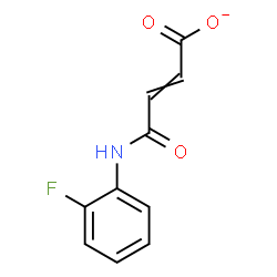 ChemSpider 2D Image | 4-[(2-Fluorophenyl)amino]-4-oxo-2-butenoate | C10H7FNO3