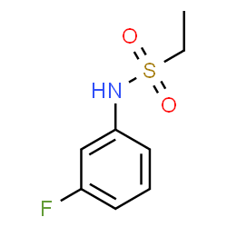 ChemSpider 2D Image | N-(3-Fluorophenyl)ethanesulfonamide | C8H10FNO2S