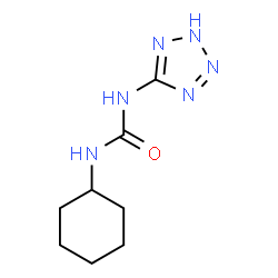 ChemSpider 2D Image | 1-Cyclohexyl-3-(2H-tetrazol-5-yl)urea | C8H14N6O