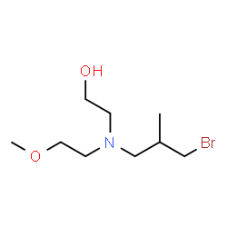 ChemSpider 2D Image | 2-[(3-Bromo-2-methylpropyl)(2-methoxyethyl)amino]ethanol | C9H20BrNO2