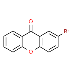 ChemSpider 2D Image | 2-bromo-9-xanthenone | C13H7BrO2