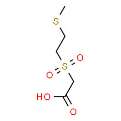 ChemSpider 2D Image | {[2-(Methylsulfanyl)ethyl]sulfonyl}acetic acid | C5H10O4S2