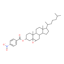 ChemSpider 2D Image | 5,6-Epoxycholestan-3-yl 4-nitrobenzoate | C34H49NO5