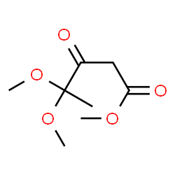 ChemSpider 2D Image | Methyl 4,4-dimethoxy-3-oxovalerate | C8H14O5