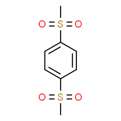 ChemSpider 2D Image | 1,4-Bis(methylsulfonyl)benzene | C8H10O4S2
