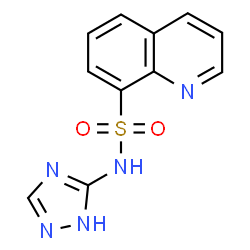 ChemSpider 2D Image | N-(1H-1,2,4-Triazol-5-yl)-8-quinolinesulfonamide | C11H9N5O2S