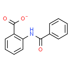 ChemSpider 2D Image | 2-(Benzoylamino)benzoate | C14H10NO3
