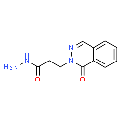 ChemSpider 2D Image | 3-(1-Oxo-2(1H)-phthalazinyl)propanehydrazide | C11H12N4O2