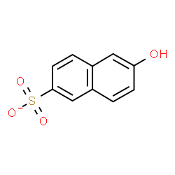 ChemSpider 2D Image | 6-Hydroxy-2-naphthalenesulfonate | C10H7O4S