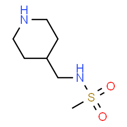 ChemSpider 2D Image | N-(4-Piperidinylmethyl)methanesulfonamide | C7H16N2O2S