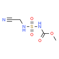 ChemSpider 2D Image | Methyl [(cyanomethyl)sulfamoyl]carbamate | C4H7N3O4S
