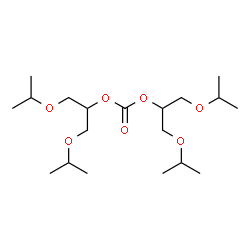 ChemSpider 2D Image | Bis(1,3-diisopropoxy-2-propanyl) carbonate | C19H38O7