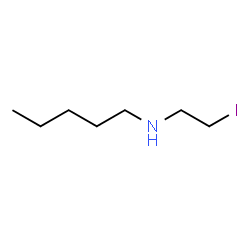 ChemSpider 2D Image | N-(2-Iodoethyl)-1-pentanamine | C7H16IN