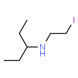 ChemSpider 2D Image | N-(2-Iodoethyl)-3-pentanamine | C7H16IN