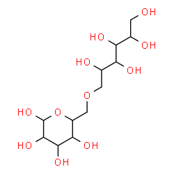 ChemSpider 2D Image | 6-[(3,4,5,6-Tetrahydroxytetrahydro-2H-pyran-2-yl)methoxy]-1,2,3,4,5-hexanepentol | C12H24O11