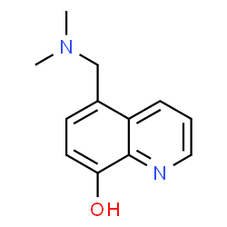 ChemSpider 2D Image | 5-((Dimethylamino)methyl)quinolin-8-ol | C12H14N2O
