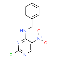ChemSpider 2D Image | N-Benzyl-2-chloro-5-nitro-4-pyrimidinamine | C11H9ClN4O2