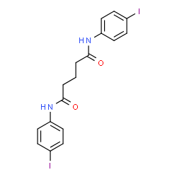 ChemSpider 2D Image | N,N'-Bis(4-iodophenyl)pentanediamide | C17H16I2N2O2