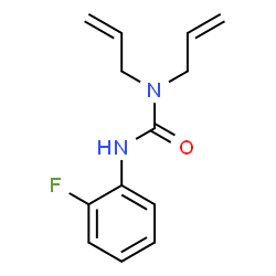 ChemSpider 2D Image | 1,1-Diallyl-3-(2-fluorophenyl)urea | C13H15FN2O