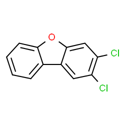 ChemSpider 2D Image | 2,3-DICHLORODIBENZOFURAN | C12H6Cl2O